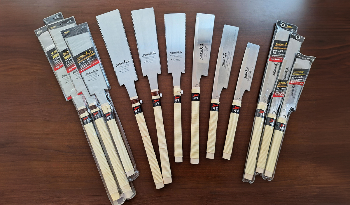 "SHOGUN - 将軍大工 - "Japanese Pull Saws for Professional Use